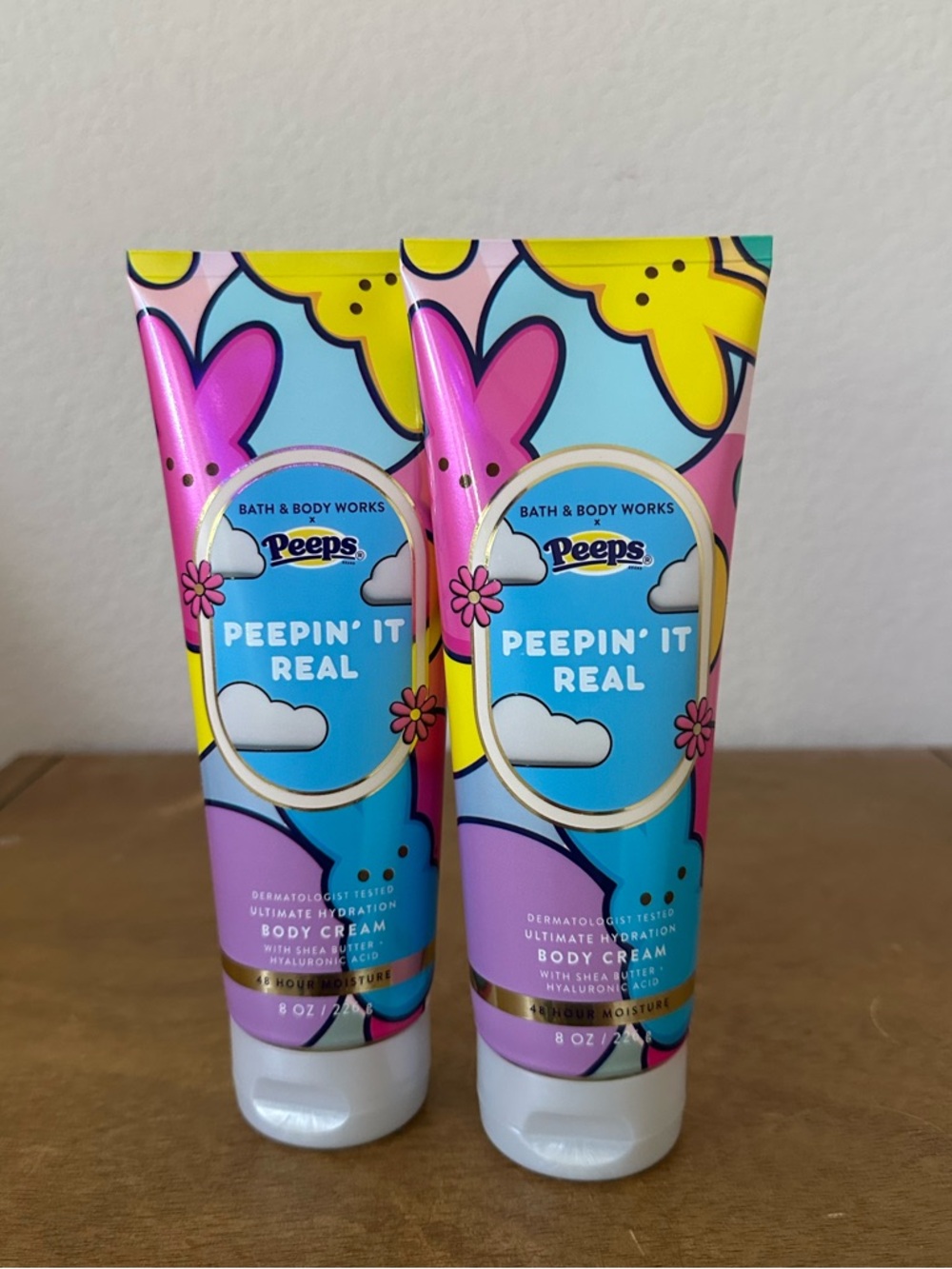 X2 Bath & Body Works Peeps Peepin' It Real Body Cream NEW